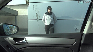 horny grandpa picks up a Syrian refugee in Germany