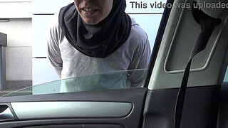 horny grandpa picks up a Syrian refugee in Germany