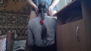 I control and direct her head to I cum faster - Girls fly orgasm