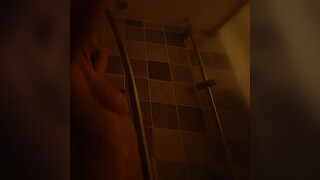 Spied on the girl while she was in the shower and fucked her (Part 1)