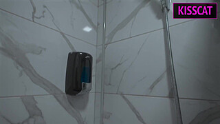 S1E1: Step mom shares hotel room with one bed, so step son fucks tight pussy till facial surprise