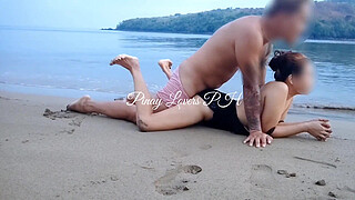 Amateur Public sex in Beach