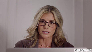 MILFY Anal-loving bosslady Cory gives candidate a real job