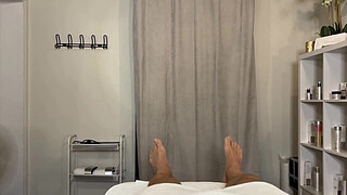 Hot masseuse gave the client the best blowjob