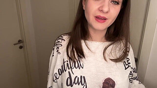 Stepmother with fat cock was caught by her horny Stepson and she made him suck her cum