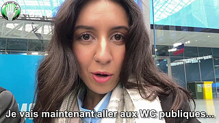 I get fucked in the stadium toilets during a football match