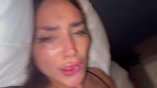 Sisi Rose Opens Wide for Spit & Cum & Rough Hardcore Anal by Teddy Tarantino's Big Dick - Homemade Hotel Sex