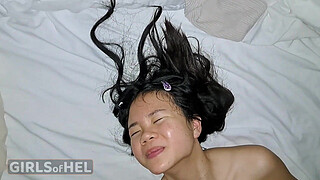 We have to be quick, I have class! Fucking a college girl in her dorm room