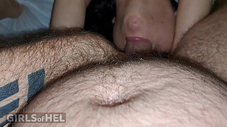 We have to be quick, I have class! Fucking a college girl in her dorm room