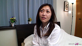 Japanese Mature Step Mom seduce to Fuck and Creampie in Uncensored JAV Porn