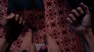 The bitch was bitten by a monster and now she constantly wants to fuck - 3d hentai horror porn