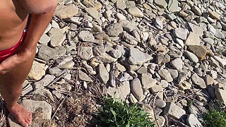 Pov! Best sex with friend's mom! I fuck both on the beach and in the hotel!