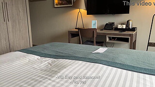 Hot Stepmom shares the bed and her ass with a stepson