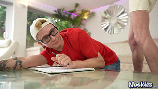 NOOKIES Skinny 60 year Old Granny Jacy FUCKS Students