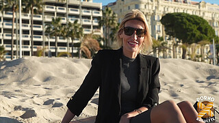 Anouk is all excited for her first filmed anal!