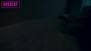 S2E5: Step mom helps to cum step son in share bed while working till get pussy creampie and facial