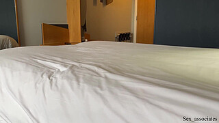 Stepmother And Son Share A Bed In A Hotel