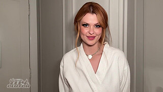 I met her in the elevator, now she's in my hotel room naked & wet!