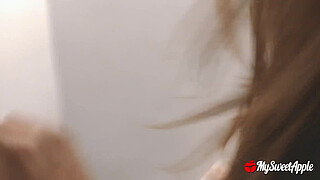 Risky Fuck in the Club's Toilet - Sneaky Amateur Couple too Horny to get home