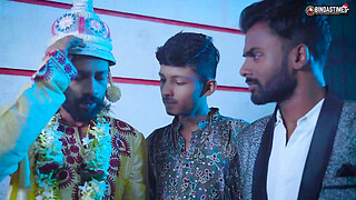 GangBang Suhagarat - Besi Indian Wife Very 1st Suhagarat with Four Husband ( Full Movie )