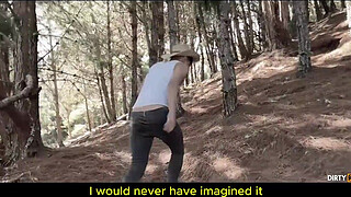 I FUCK MY STEPSISTER AND A STRANGER IN THE FOREST