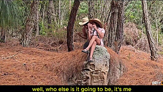 I FUCK MY STEPSISTER AND A STRANGER IN THE FOREST