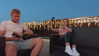 Risky Step Sister Sit On A Big Cock After Cum Keep Fucking. Full On SHEER