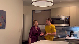 Stepson Alex Envy Comes Find His Stepmom Danni Jones To Get Her To Come Home Any Way He Can