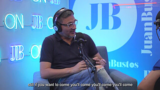 Oiled latina with BEAUTIFUL TITS Kataleya Ross hops up the vibrator machine until she cums! Juan Bustos Podcast