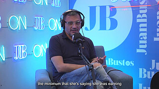 Oiled latina with BEAUTIFUL TITS Kataleya Ross hops up the vibrator machine until she cums! Juan Bustos Podcast