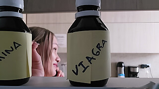 MY STEPMOM GAVE ME VIAGRA BY MISTAKE AND WE ENDED UP FUCKING