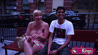 49 years old mature Victoria Vera is crazy for young guys... And she finds one at FAKings!