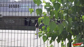 GERMAN SCOUT - Real Anal Sex Casting with German long labia Small Tits Wife