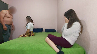 How old is she? Very poor woman gives away her little stepdaughter to pay the rent, real landlord