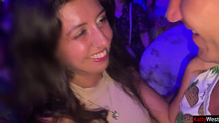 Fucked cutie in all holes in the toilet of a nightclub
