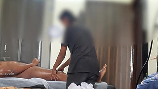 Hidden cam caught happy ending massage