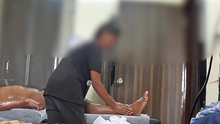 Hidden cam caught happy ending massage