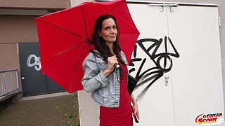 GERMAN SCOUT - Skinny Austrian Mature Mia Moon talk to First Casting Fuck