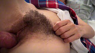 stepdad!!! what do you doing? you have very big dick. dont fuck my hairy horny dripping pussy pls