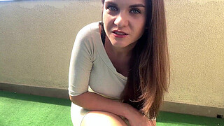 Stepmother’s erect boner was caught by her stepson while she playing tennis