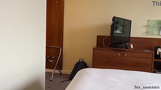 Stepmother And Son Share a Hotel Bed