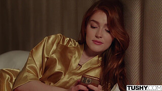 TUSHY Stunning Insatiable Jia Has Intense DP Orgasm