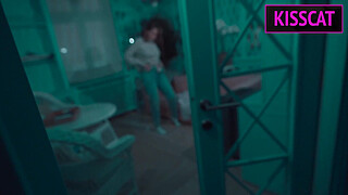 Step mom can't lie alone on vacation and comes to Step son's shared bed for hard sex