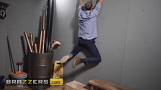 BRAZZERS - Miss Alice Wild Finds A Gloryhole In The Class & Soon After She Has A Cock Buried In Her Mouth