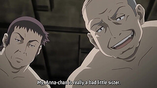 Hentai sisters gets group fucked by men