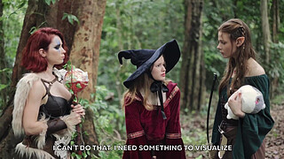 Porno D&D World - Sweetie Fox, Diana Rider and ArinaFox in Sex Adventure