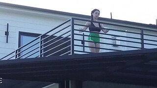 My BIG TITTY NEIGHBOR caught me spying, now I have to pay the price - Chloe Surreal