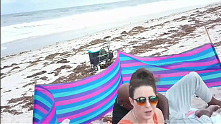 Caribbean Nude Beach Cuckold Voyeur Vacation!!! Free Sample