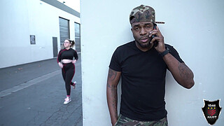 Andi Ray Sucks Rome Major's Ass & Cock Behind A Back Alley Dumpster!