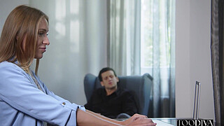 Hot Blonde Teacher fucks with her student for good test results Angelkia Grays